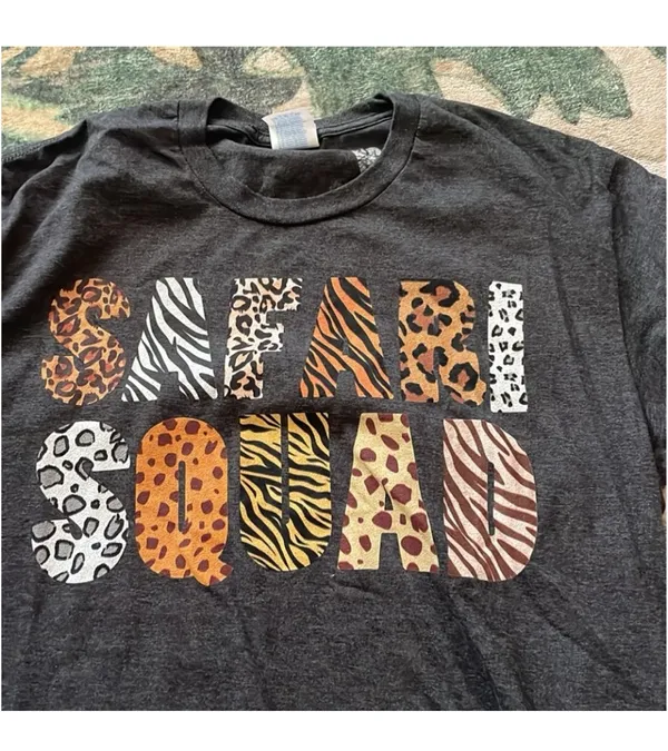Safari Squad Animal Print Safari Vacation Safari Park Premium T-Shirt - Image 3