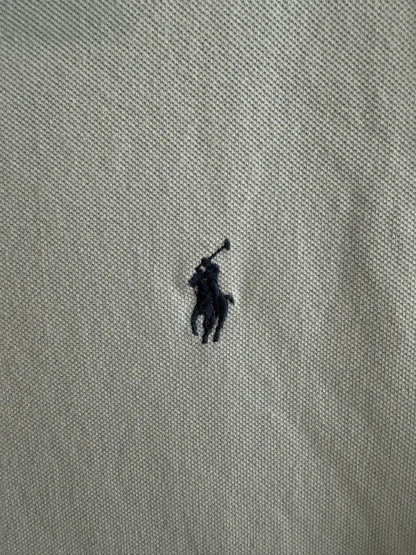 Polo Ralph Lauren Men’s XL Custom Slim Fit Light Blue Pony Logo Polo Shirt - Image 3