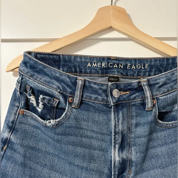 American eagle AE Stretch Mom Straight Jean - Image 3