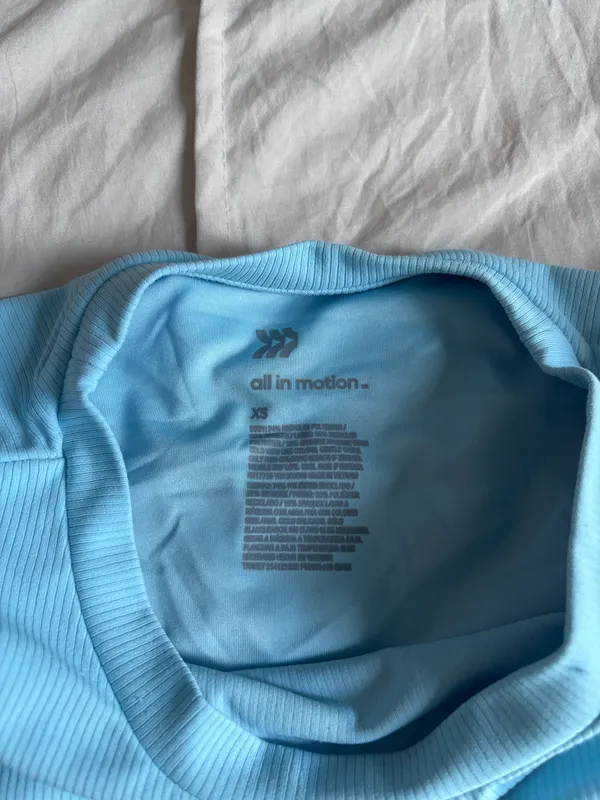 Light Blue All In Motion Athletic Long Sleeve - Image 3