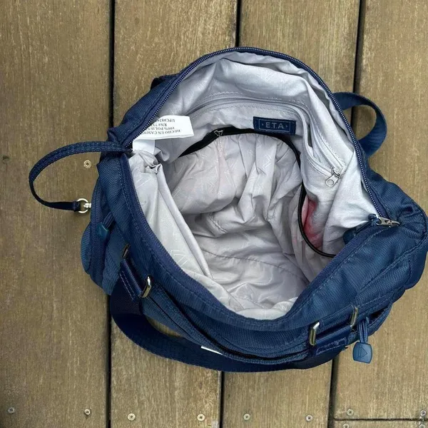 Blue ETA Shoulder Bag Purse Utility Bag - Image 5