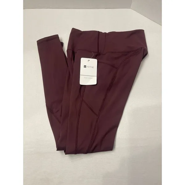 Afitne Leggings Size XS Plum New With Tag - Image 4