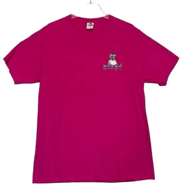 “My Chicks Need Me” Graphic Tee Large Fruit of the Loom Girlie Girl Originals - Image 3
