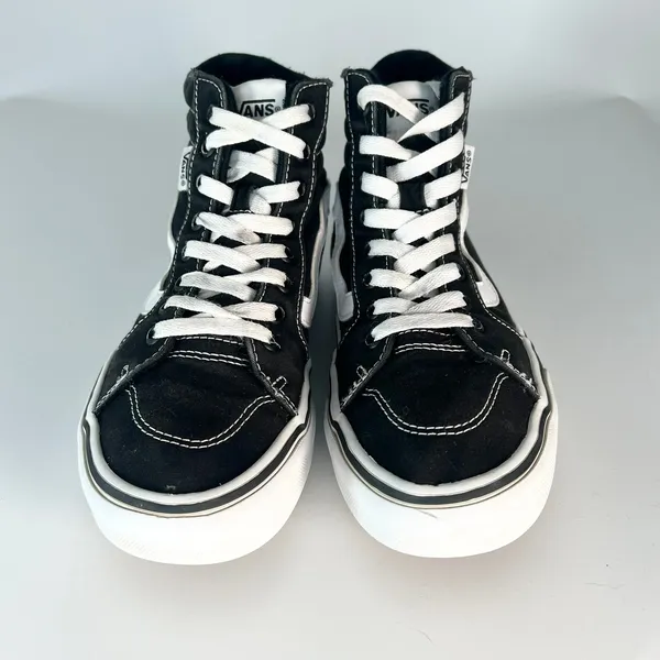Vans Old Skool Canvas Suede Hi Top Skate Sneakers Shoes Black 507698 Women 7.5 - Image 3