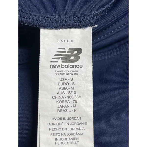 New Balance Harmony Pocket Blue High Waist Activewear Skinny Leggings Pants Sz S - Image 4