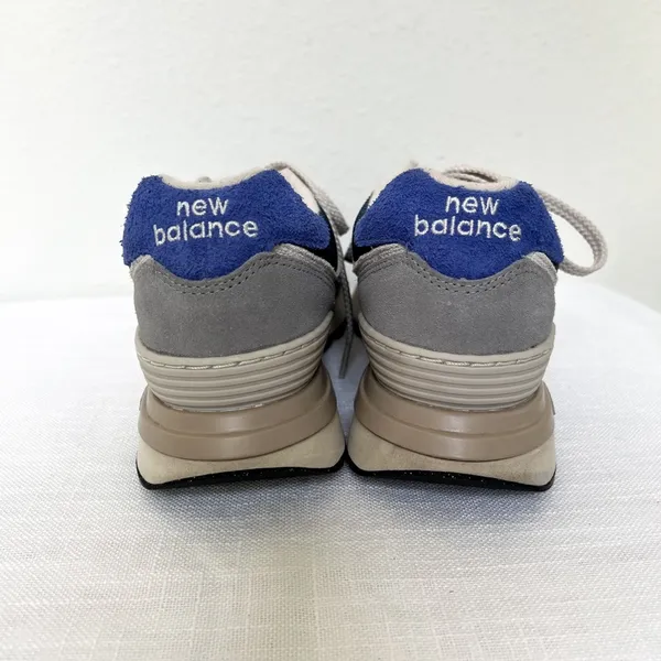 New Balance 574 Legacy Sneakers in Grey and Blue - Image 5