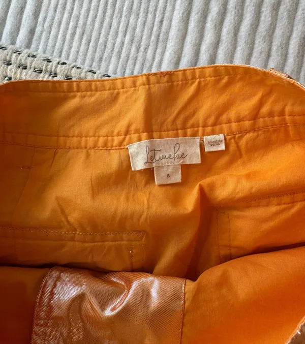 Anthropologie Orange Maxi Skirt - Image 3