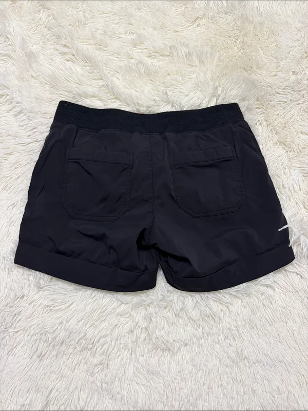 Athleta Black Athletic Zip-Pocket Shorts - Image 3
