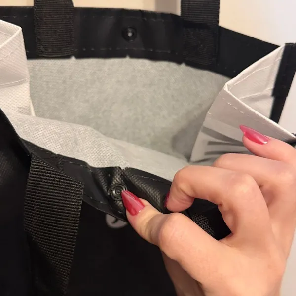 Lululemon Black and White Tote - Image 6