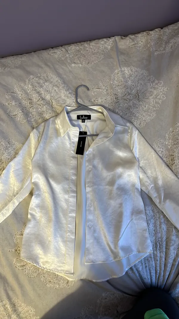 Lulus Button Down Shirt - Image 2