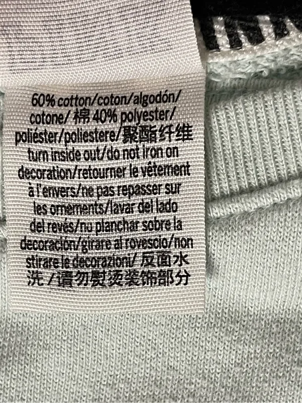 PINK Victoria's Secret Pale Mint Crewneck Sweatshirt Sea You Never - Image 7