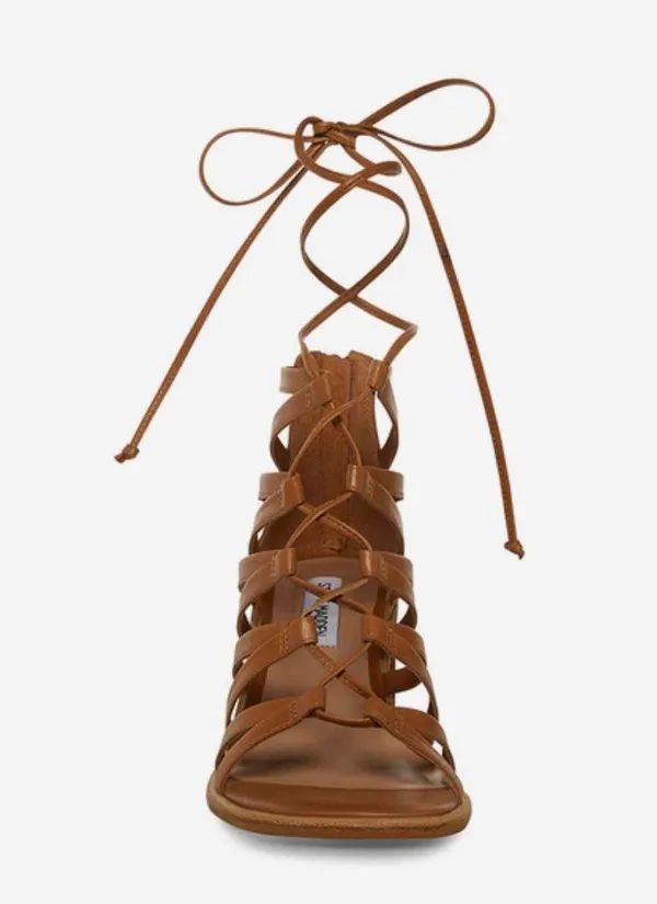 Leather Heel Sandals - Image 2