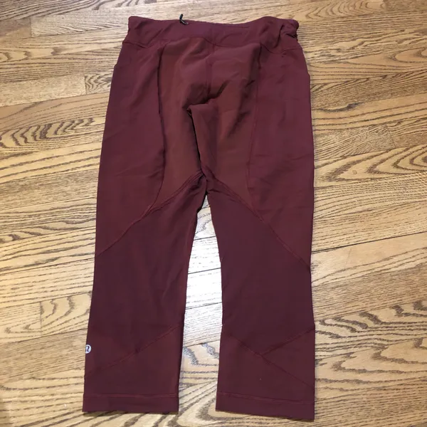 Lululemon Pace Revival Crop 22” Darkest Magenta - Image 2