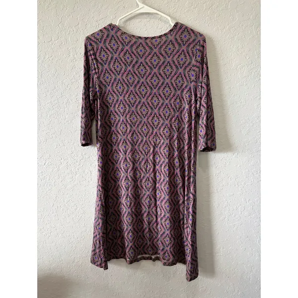 Natural Life Gray Mini Dress Sz S Boho Casual Lightweight Comfy - Image 5