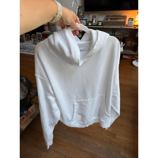 Fabletics Year Round white hoodie women's XL - Image 2