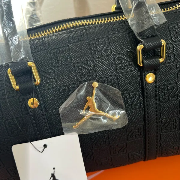 NWT NIKE Jordan Monogram Leather Mini Duffel (3L) - Image 4