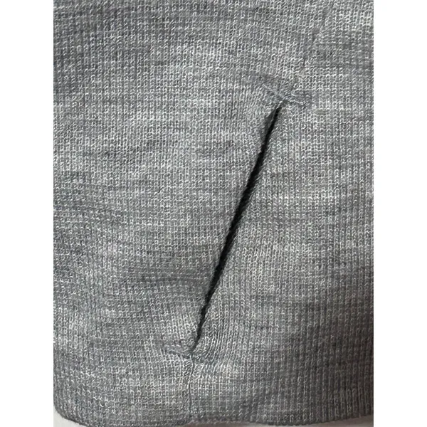 Victoria Sport Women's Gray Silver Hoodie with‎ Funnel Neck & Thumb Hole Size M - Image 4