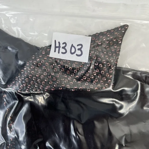 Chloé Size S 4 Blouse Black Semi Sheer Button Up Metallic Copper Sequin‎ Collar - Image 13