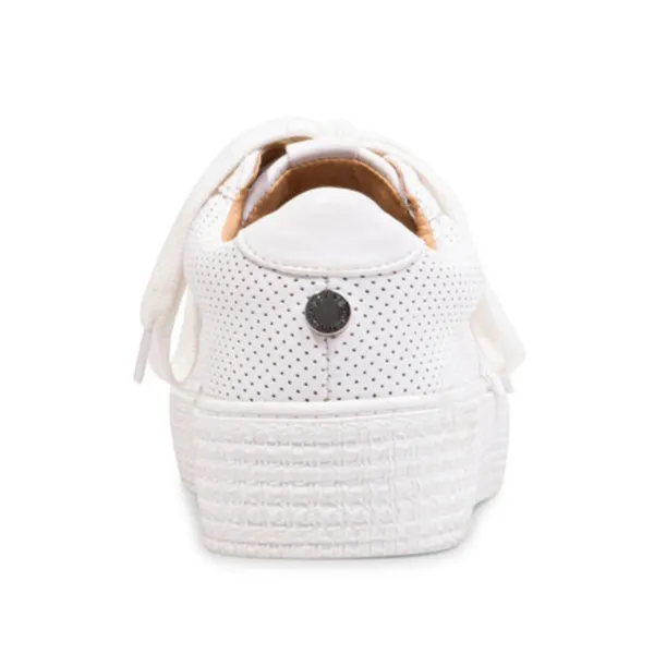 Steve Madden Toliver Sneaker, White, Size 7.5, EUC - Image 3