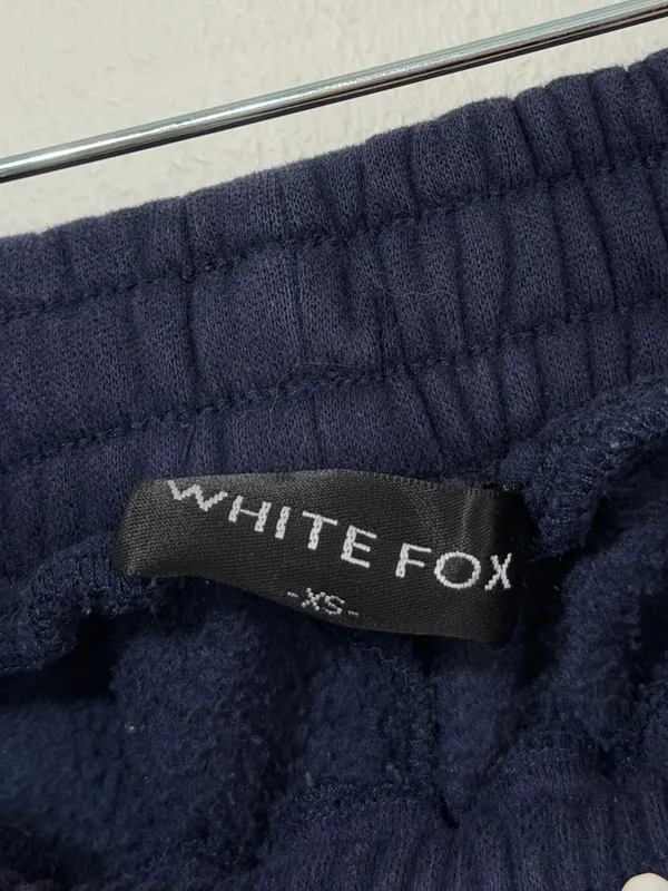 White Fox Season 7 Deep Sea Blue Lounge Sweat Shorts Size XS - Image 3
