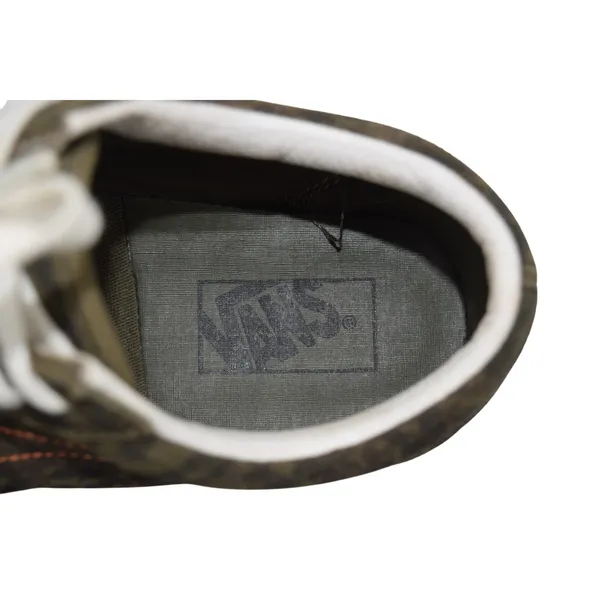 Vans Old Skool Leopard Print Sneakers Women's Size 8 Olive‎ Green - Image 6