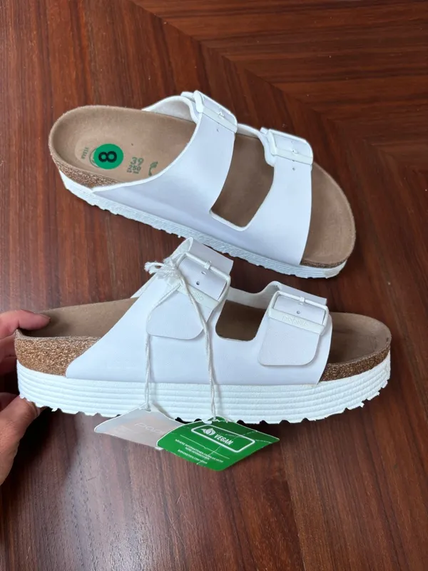 Birkenstock Papillio Arizona Flex Platform Sandals in White 39 8.5 - Image 6