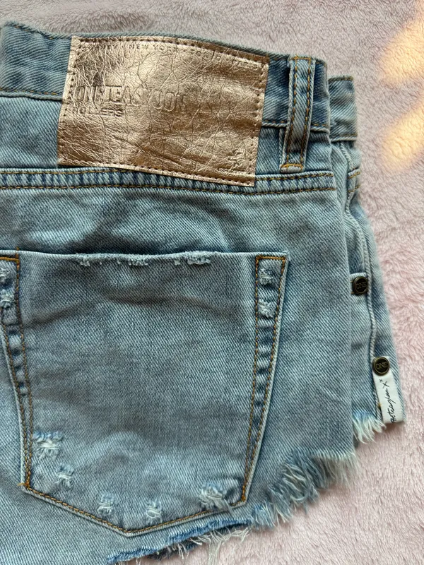 One Teaspoon Denim Shorts Distressed Women’s - Image 2