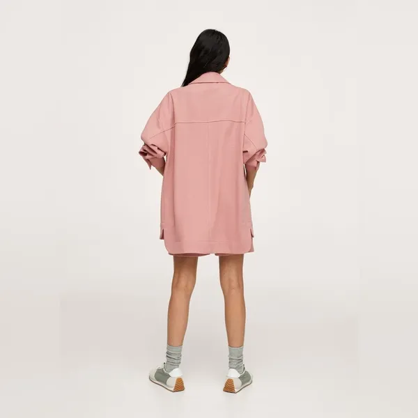 Mango Chest-Pocket Cotton Overshirt - Image 3