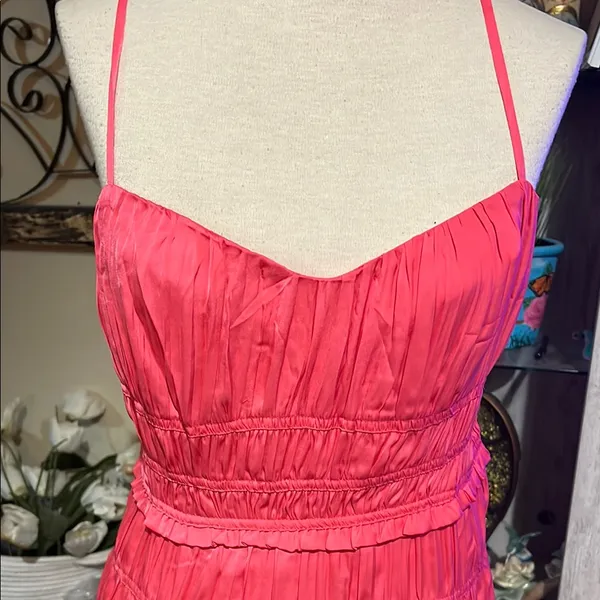 Anthropologie Elegant Pink Sleeveless Dress size 10 NWT - Image 11