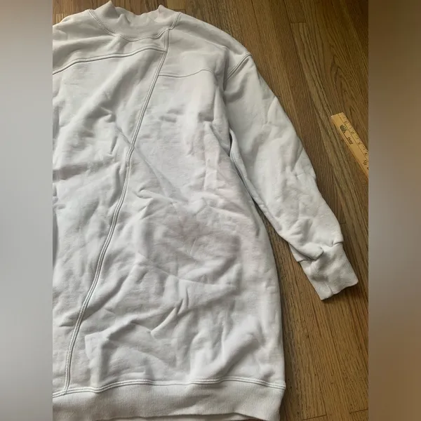 Lululemon broken beats sweater dress XS alpine white - Image 5