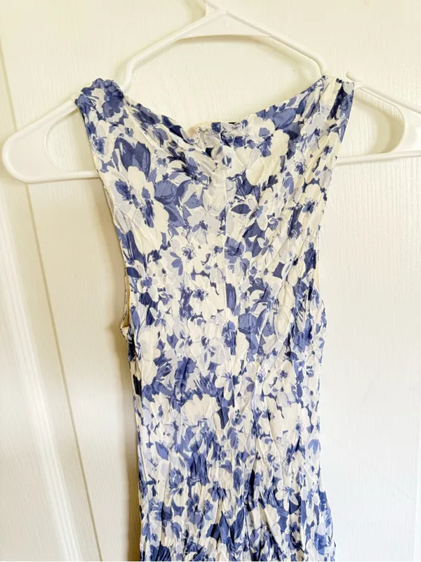 Reformation Topanga Midi Dress in Larkspur Blue - Image 5