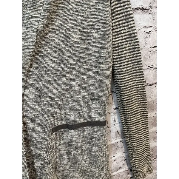 Free People Cardigan‎ Womens XS Open Front Hooded Sweater Grey - Image 3
