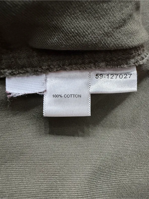 Ann Taylor LOFT Olive Green Cotton Flounce Mini Skirt Size 10 - Image 7