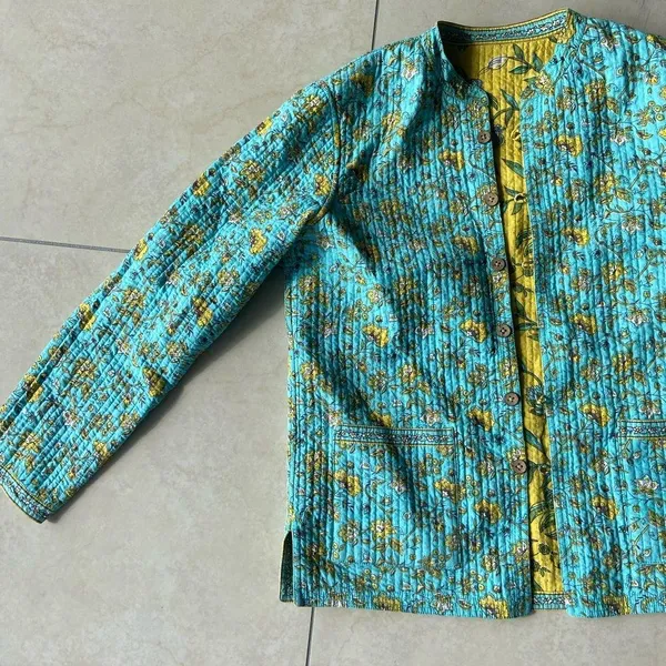 Reversible Super Lightweight Quilted Jacket Size M - Image 10
