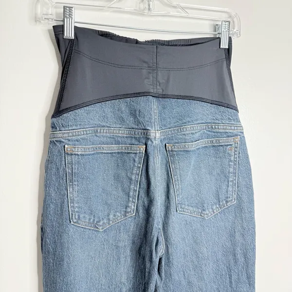Madewell The Maternity Over-the-Belly Perfect Vintage Jean‎ Decatur Wash Size 25 - Image 7
