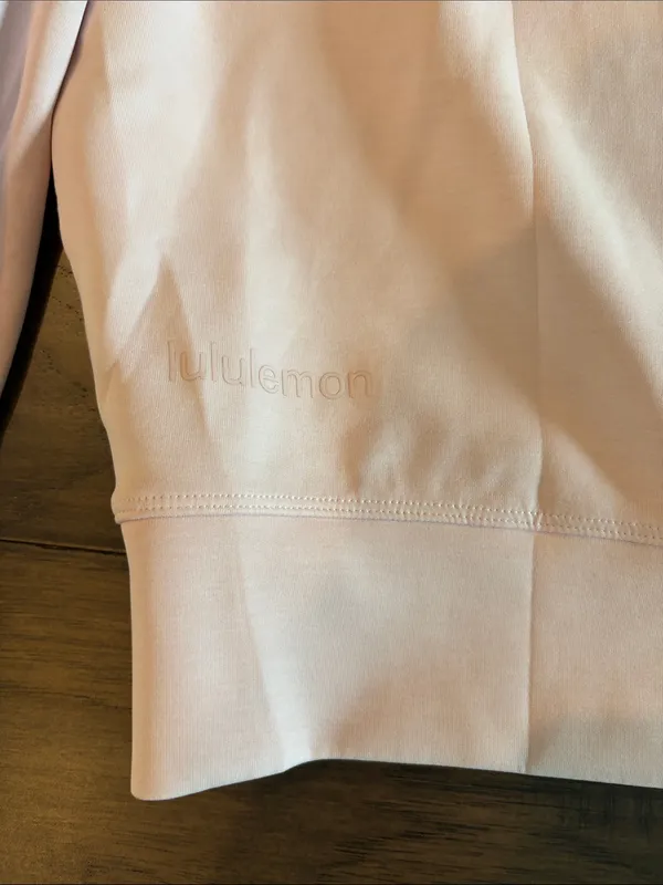 Lululemon Softstreme Perfectly Oversized Crew Pink Size 8 - Image 9