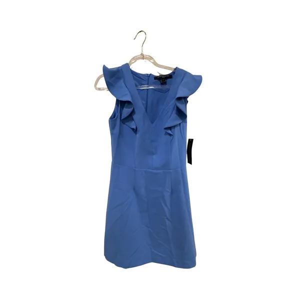 French Connection Whispering Ruffle Mini Dress Size 6 New‎ with Tags - Image 4
