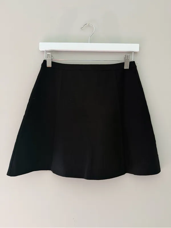 NWT Savage X Fenty Black A Line Mini Skirt Size S - Image 8