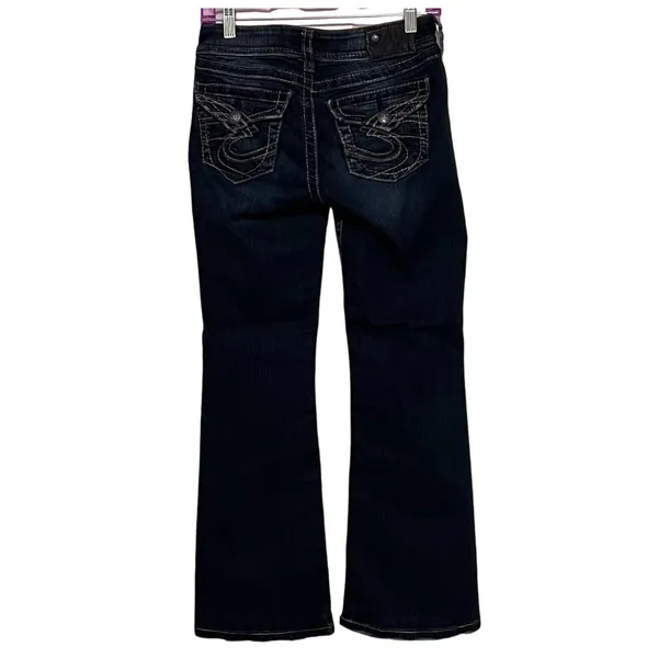 Silver Jeans Co. Suki Surplus Western Glove Works Women's Size W26‎ / L32 - Image 2