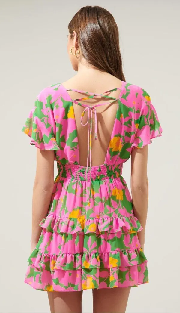 Sugarlips Granita Floral Starcrossed Mini Dress - Image 2