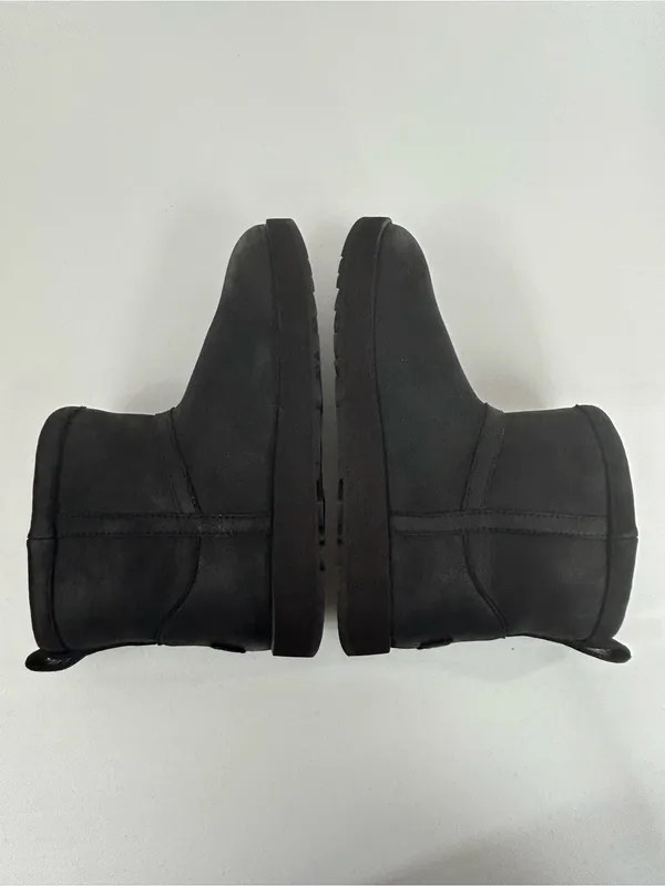 UGG Black Classic Mini Waterproof Boots Size 9.5 - Image 5