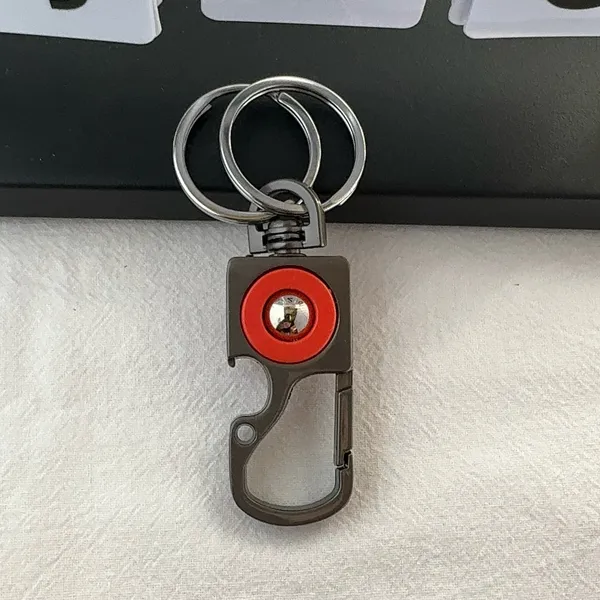 Car Keychain Carabiner Keychain for Men Women Key Rings Bottle Opener - Image 3