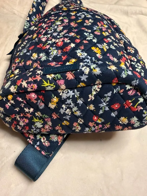 Vera Bradley Essential Sling Backpack in Scattered Wildflowers Pattern - Image 7