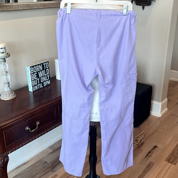 Lavender Cargo Scrubs Purple - Image 6