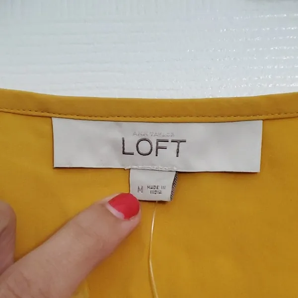 NWT Loft Two Pocket Blouse - Image 6