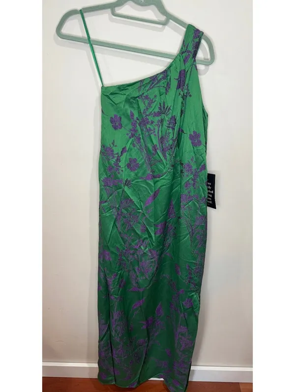 Pomander Place NWT Emerald Jacquard Soleil Gown Sz 0 Tuckernuck - Image 2