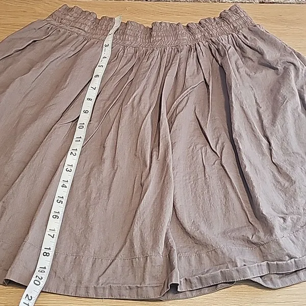 Banana Republic -1915 A-line Mini Skirt Taupe‎ Women's size Small - Image 5