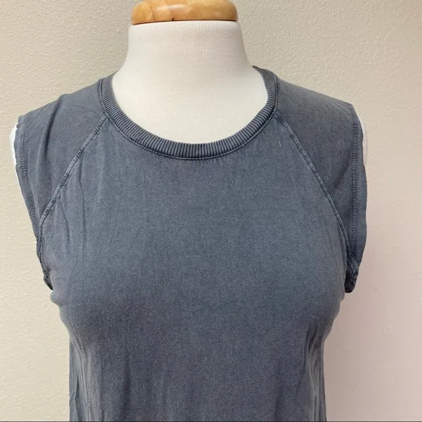 Urban Outfitters Charcoal Faded Sparkle Tank Mini Dress M - Image 5