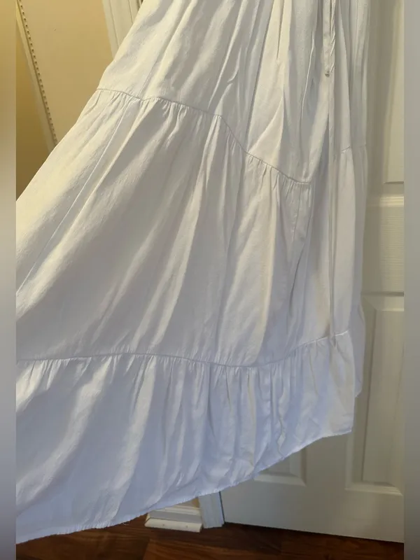 Altar’d State White Puff-Sleeve Maxi Dress - Image 11