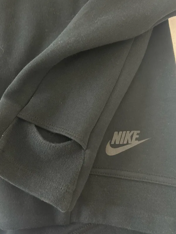 Nike Tech Fleece Hoodie Black Women’s Medium Scuba Jacket 806329-010 - Image 5